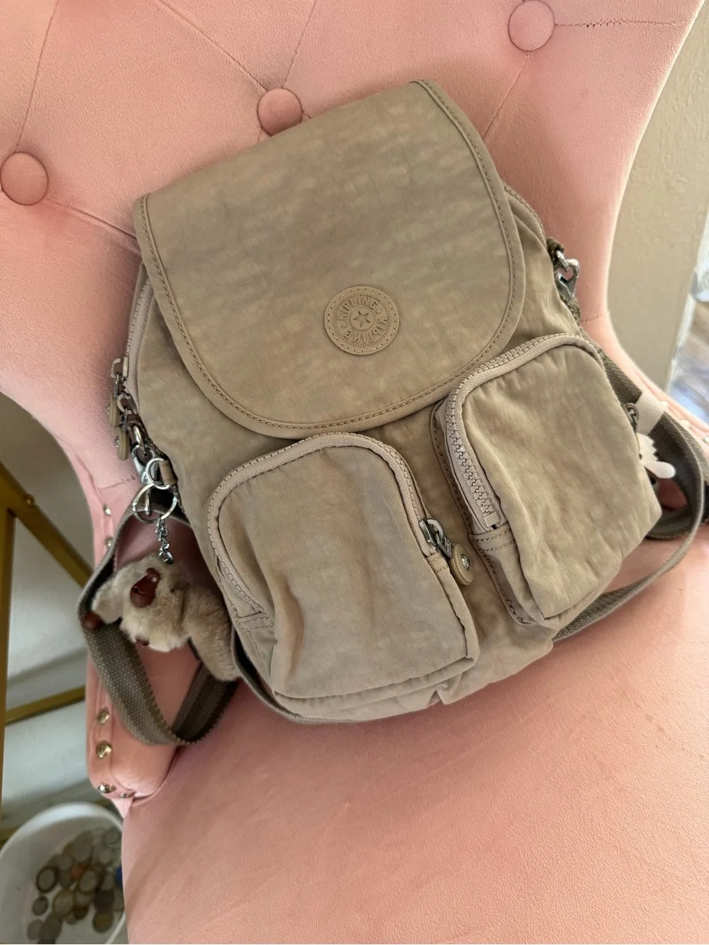 The Kipling Firefly Up Convertible Backpack